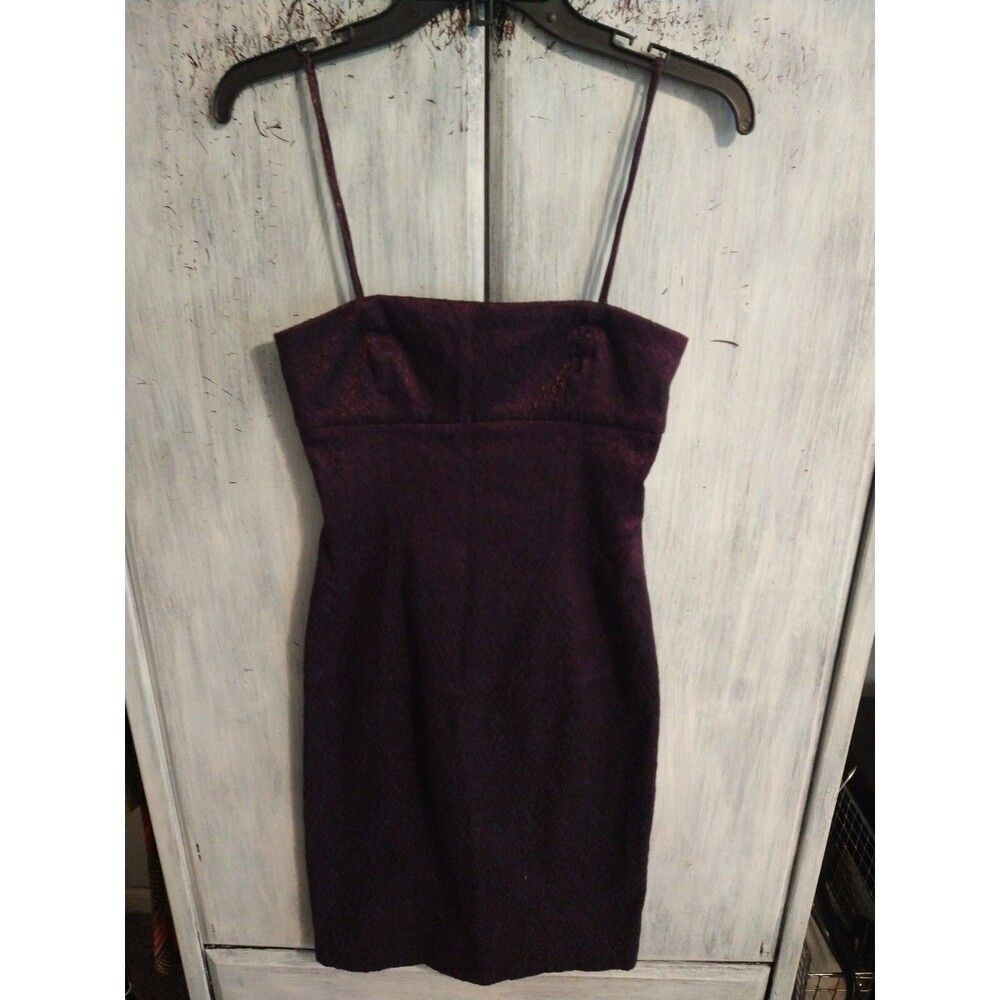 Guess Sleeveless Sleeveless Dress Size 7 Y2K Gothcore Purple Vintage